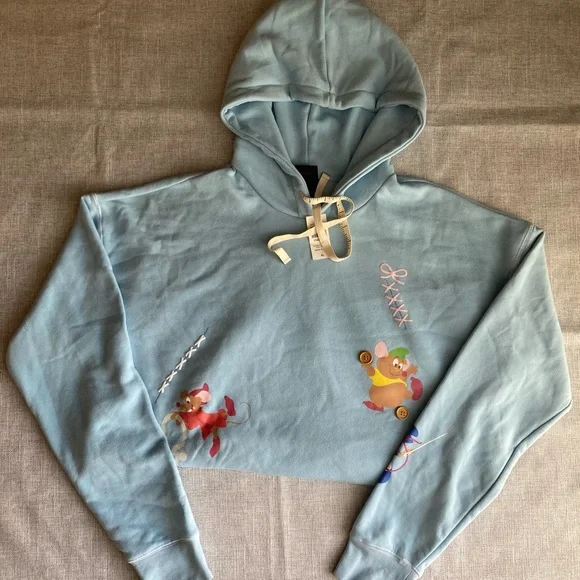 LG Disney Cinderella Sewing Mice Hoodie - Picture 2 of 13